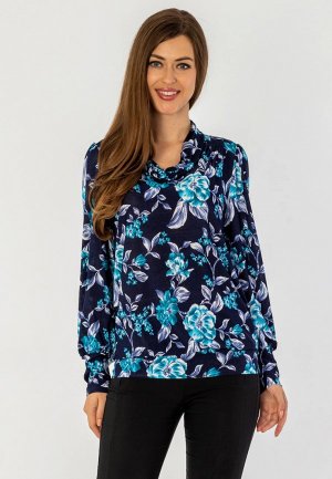 Блуза S&A Style. Цвет: синий