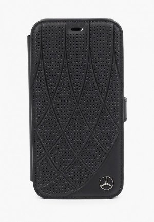 Чехол для iPhone Mercedes-Benz 12/12 Pro (6.1). Цвет: черный