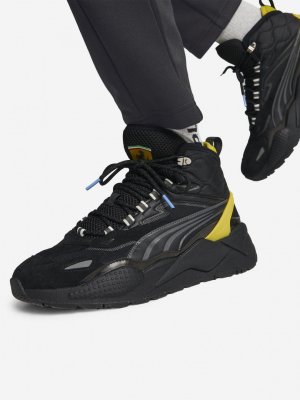 Кроссовки мужские Ferrari RS-X Mid, Черный PUMA. Цвет: черный