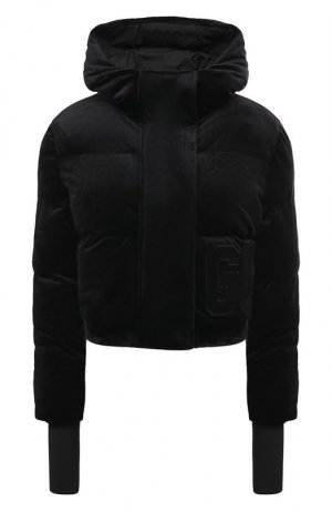 Бархатная куртка GCDS. Цвет: чёрный