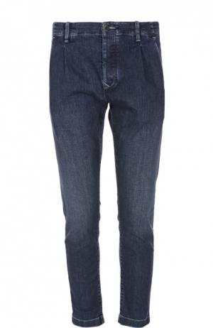 Зауженные джинсы с классической посадкой Jacob Cohen. Цвет: темно-синий