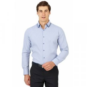 Рубашка , размер 40/188, синий GroStyle. Цвет: синий