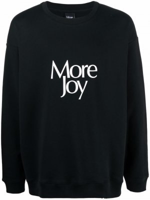 Толстовка с логотипом More Joy. Цвет: черный