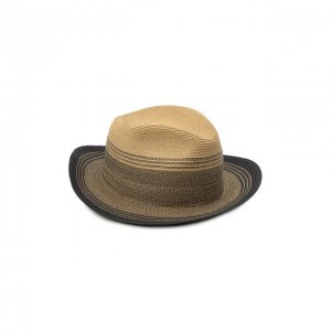 Соломенная шляпа Giorgio Armani. Цвет: бежевый