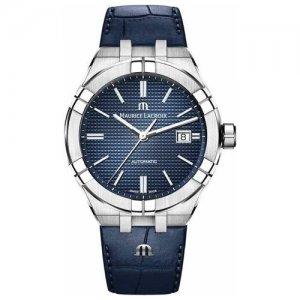 Наручные часы AI6008-SS001-430-1, серебряный, синий Maurice Lacroix
