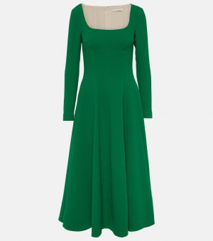 Платье миди kylee из крепа, зеленый Emilia Wickstead