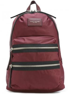 Рюкзак с карманами на молнии Marc Jacobs. Цвет: розовый и фиолетовый