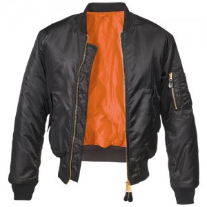 Бомбер Fly jacket MA1 , размер 3XL, черный Brandit