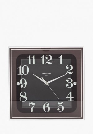 Часы настенные Troykatime 34.5 см. Цвет: коричневый