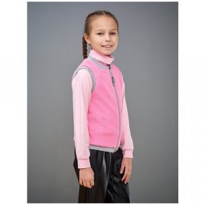 Школьный жилет , размер 98-104, розовый, серый Микита. Цвет: розовый/серый/розовый-серый