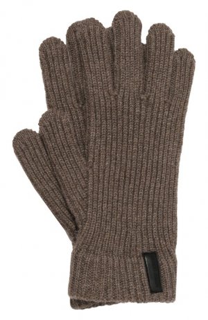 Кашемировые перчатки Giorgio Armani. Цвет: серый
