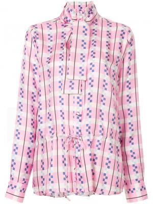Рубашка Eve Saks Potts. Цвет: розовый и фиолетовый