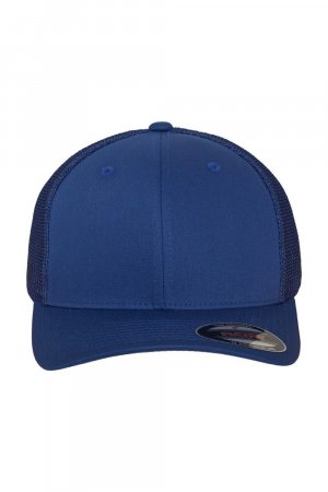 Сетчатая кепка дальнобойщика , темно-синий Flexfit