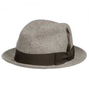 Шляпа, размер 62/63, серый Bailey. Цвет: светло-серый/серый