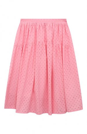 Хлопковая юбка Paade Mode. Цвет: розовый
