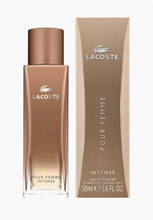 Парфюмерная вода Lacoste Pour Femme Intense, 50 мл. Цвет: прозрачный