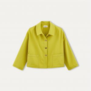 Куртка-рубашка NIU. Цвет: желтый
