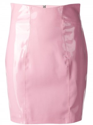 Юбка с завышенной талией Philipp Plein. Цвет: розовый