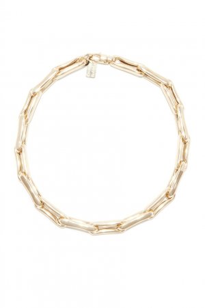 Ожерелье-цепь из 14-каратного золота Large Lauren Rubinski. Цвет: золотой