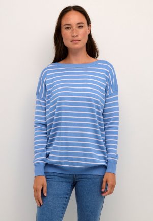 Вязаный свитер MALA LONG SLEEVE , цвет ultramarine tutledove stripe Kaffe