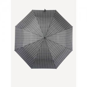 Зонт Q25801 гусиная лапка, женский HENRY BACKER. Цвет: серый