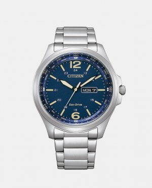 Of Collection AW0110-82L Eco-Drive стальные мужские часы , серебро Citizen