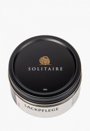 Крем для обуви Solitaire LACKLEDERPFLEGE 50ML ЧЕРНЫЙ. Цвет: черный