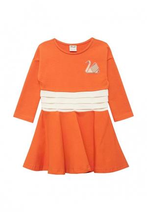 Платье Ёмаё. Цвет: оранжевый