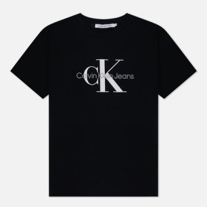 Женская футболка Monogram Calvin Klein Jeans. Цвет: чёрный