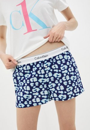 Шорты домашние Calvin Klein Underwear. Цвет: синий
