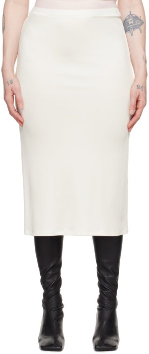 Белая юбка-миди с цветочным принтом Tove