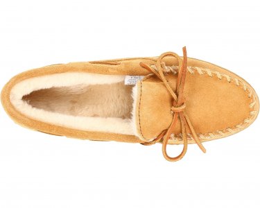 Лоферы Pile Lined Hardsole , коричневый Minnetonka