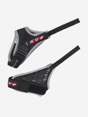 Темляки для лыжных палок Elite, Черный KV+. Цвет: черный