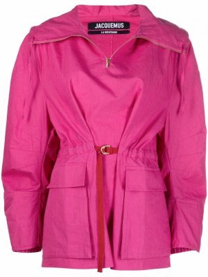 Куртка La Parka Alta с капюшоном Jacquemus. Цвет: розовый