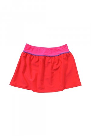 Спортивная прикрывающая юбка для плавания, красный H2O