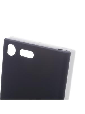 Пластиковая накладка Soft-Touch для Sony Xperia XZ premium Rosco. Цвет: черный