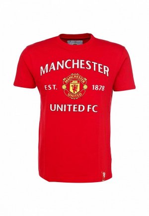 Футболка FC Manchester United FC003EMASI47. Цвет: красный