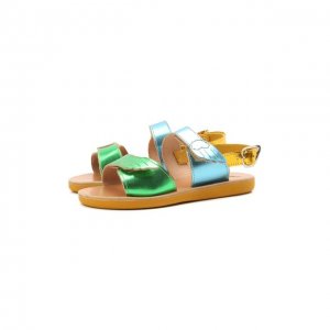 Кожаные босоножки Ancient Greek Sandals. Цвет: разноцветный