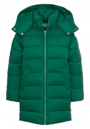 Зимнее пальто UNITED COLORS OF BENETTON, зеленый Benetton