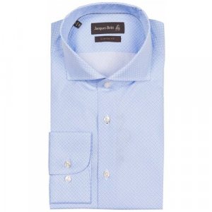 Рубашка , размер 41, голубой, белый JACQUES BRITT. Цвет: белый/голубой-белый/голубой