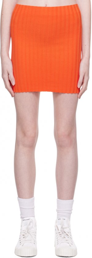 Оранжевая мини-юбка капри COTTON CITIZEN