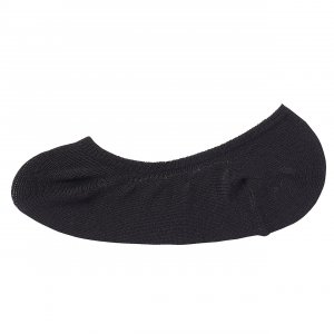Чехлы для ног из смесового хлопка, которые нелегко снять (широкий носок/женские) MUJI, черный Muji