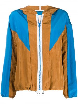 Спортивная куртка с капюшоном Tela. Цвет: коричневый