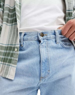 Свободные зауженные джинсы Oscar светло-синего цвета Lee