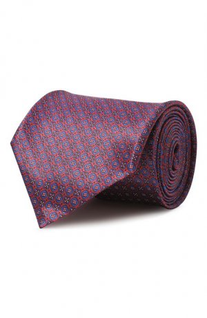 Комплект из галстука и платка Stefano Ricci. Цвет: фиолетовый
