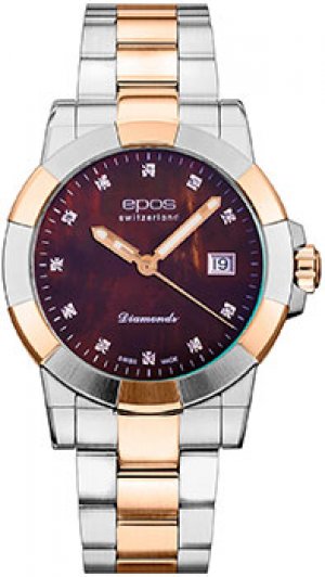 Швейцарские наручные женские часы 8001.700.32.87.42. Коллекция Diamonds Epos