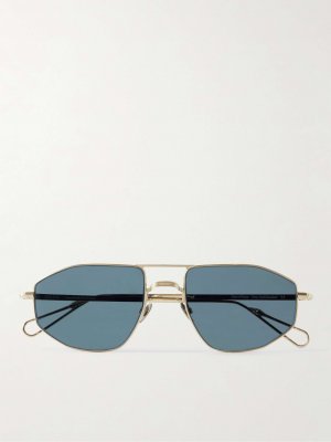 Позолоченные солнцезащитные очки Quai d'Orsay в стиле авиаторов, золотой Ahlem