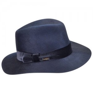 Шляпа федора BETMAR B1524H IZETTE II, размер 58. Цвет: синий