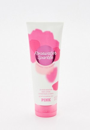 Молочко для тела Victorias Secret Victoria's увлажняющее `Pink Cranberry Rosewater Sparkle` серии PINK, 236 мл. Цвет: прозрачный