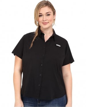 Рубашка Plus Size Tamiami II S/S Shirt, черный Columbia